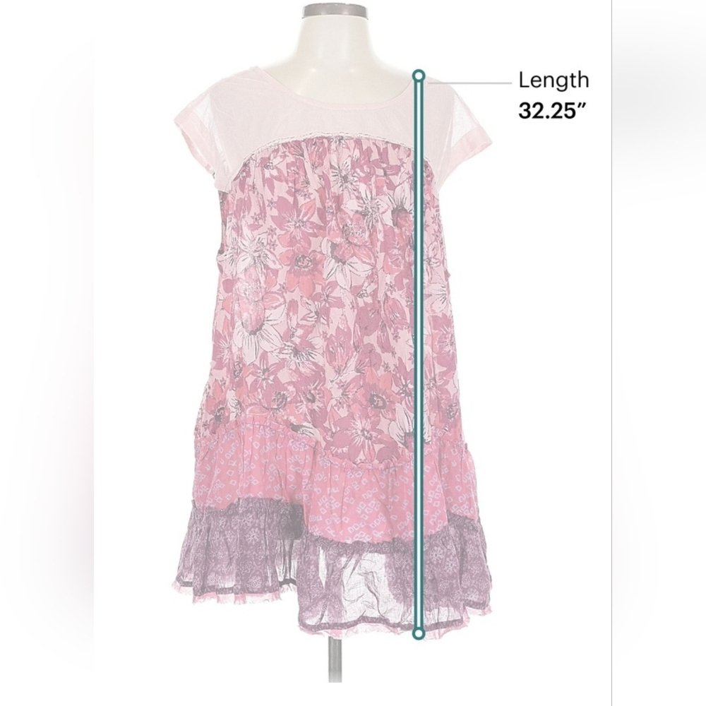 NWT Free People Angelica Mesh Tunic/Dress - Picture 5 of 8